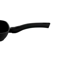 مقلاة شواء مربعة غير لاصقة – أسود أنيق 28سم