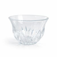 طقم اكواب شاي وفناجين قهوه زجاج شفاف 12 قطعه