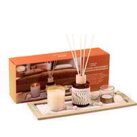 فواحة عطر منزلية مع صينية خشبية انيقة برائحة الجار...