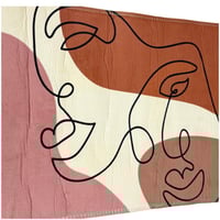 سجادة حمام فنية مطبوعة