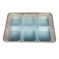 لبة تقديم مستطيلة بغطاء فاخر