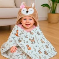 بطانية بغطاء للرأس (بطانية بقبعة)