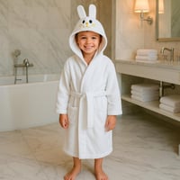 روب أطفال بقبعة شكل أرنب