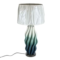 صباح طاولة سيراميكي بتدرجات اللون الأزرق