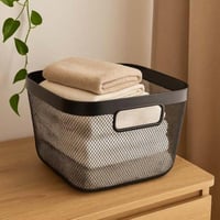 سلة تنظيم وتخزين شبكية معدنية متعددة الأغراض مناسب...