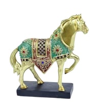 تمثال حصان فاخر لمسة عتيقة