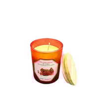 شموع عطرية بزيوت طبيعية فاخرة بغطاء خشبي