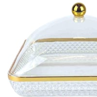 علبة تقديم مربعة الشكل