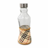 الاسم العربي قارورة زيت زيتون زجاجية مع جراب قماشي...