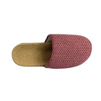 شبشب منزلي قماشي بلون خمري