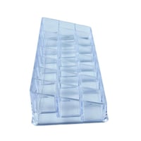 منظم أحمر شفاه أكريليك شفاف 24 خانة