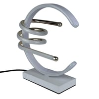 مصباح طاولة بتصميم حلزوني LED