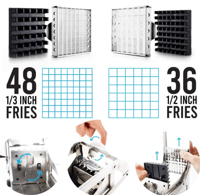 قطاعة بطاطس ستانليس ستيل