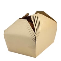 علبة كرافت ورقية لتعبئة الطعام 5 قطع