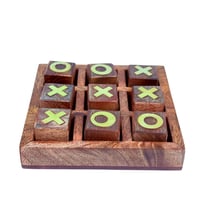 ديكور خشبي لعبة إكس أو (XOXO)