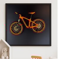 لوحة الدراجة الرياضية للأطفال