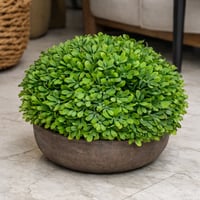 نبات زينة صناعي دائري بوعاء ديكوري