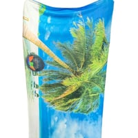 منشفة شاطئية بطباعة نخيل وجزيرة – قطن ناعم وعالي ا...