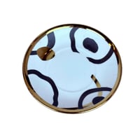 طقم اكواب مزخرفة - 12 قطعة