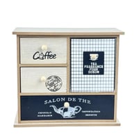 منظم قهوة وشاي LVD Cafe متعدد الأدراج (23.5 سم) –...