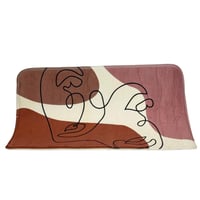 سجادة حمام فنية مطبوعة