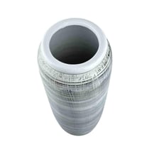 فازة سيراميك رمادية فخمة – لمسة فنتج أنيقة