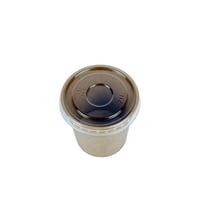 أكواب ورقية بغطاء شفاف – كرافت 25 كوب