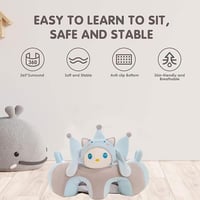 كنبة بيبي قطنية ناعمة من، بتصميم كرتوني لطيف، تساع...