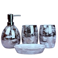 طقم إكسسوارات حمام فاخر من 4 قطع