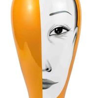 فازات سيراميك بتصميم فني – ديكور طاولة أنيق