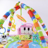 حصيرة ألعاب أطفال موسيقية مع بيانو وألعاب معلقة
