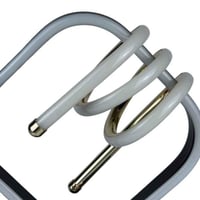 مصباح طاولة "Spiral Noir" LED بتصميم لولبي وقاعدة...