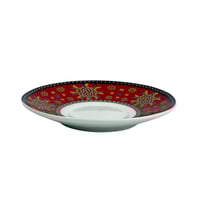 طقم اكواب مزخرفة ـ 6 اكواب مع سيسر