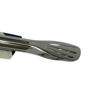 ملقط تقديم ستانلس ستيل بفتحات تصفية