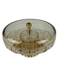 طبق مكسرات بغطاء