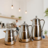 طقم دلال تقديم استانلس ستيل فاخرة