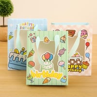 أكياس هدايا عيد ميلاد كرتونية ملونة – تصميمات متعد...