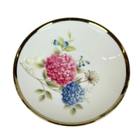 طقم فناجين شاي بورسلان مزخرف بالورود