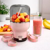 خلاط محمول للشرب المباشر مع شال تعليق