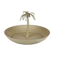 طبق تقديم بنقشة نخلة — تصميم أنيق للضيافة