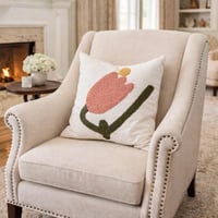 وسادة- خداديات مطرزة يدويا – تصميم فني عصري