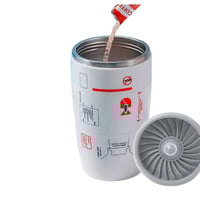 مق تحريك القهوة 2 في 1 بتصميم مروحة الطائرة – سعة...