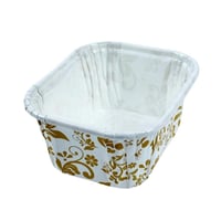 علب ورقية مستطيلة بنقشة ذهبية