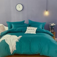 طقم مفرش سرير سادة – 4 قطع