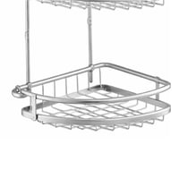 منظم حمام ستيل معلق بطبقتين بتصميم عصري فاخر