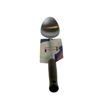 ملعقة تقديم استيل بمقبض خشبي – عملية وأنيقة