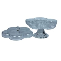 طبق مكسرات بغطاء