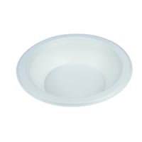 صحون ورقية دائرية عميقة للاستعمال مرة واحدة 15 صحن