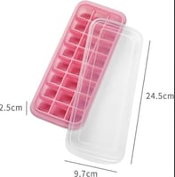 قالب مكعبات ثلج بغطاء