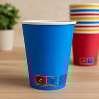 مجموعة أكواب ورقية ملونة للحفلات والمناسبات 10 قطع